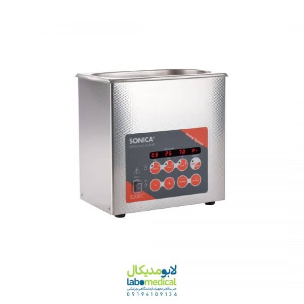 حمام اولتراسونیک 3 لیتری مدل SONICA 2200 MH کمپانی Soltec ایتالیا حمام التراسونیک sonica 2200 mh کمپانی soltec ایتالیا